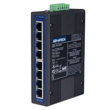 研华科技EKI-2528 8端口非网管型工业以太网交换机 工业网络的可靠核心